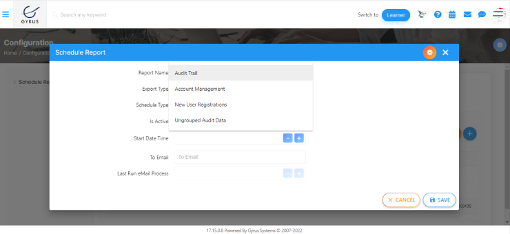 Report Scheduling
